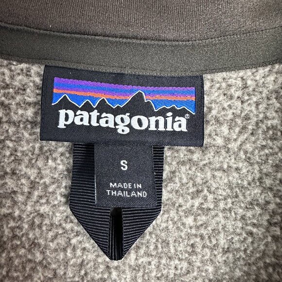 Patagonia Mens Better Sweater 1/4 Zip Fleece Pullover Jacket Size Small Walnut - Picture 4 of 11